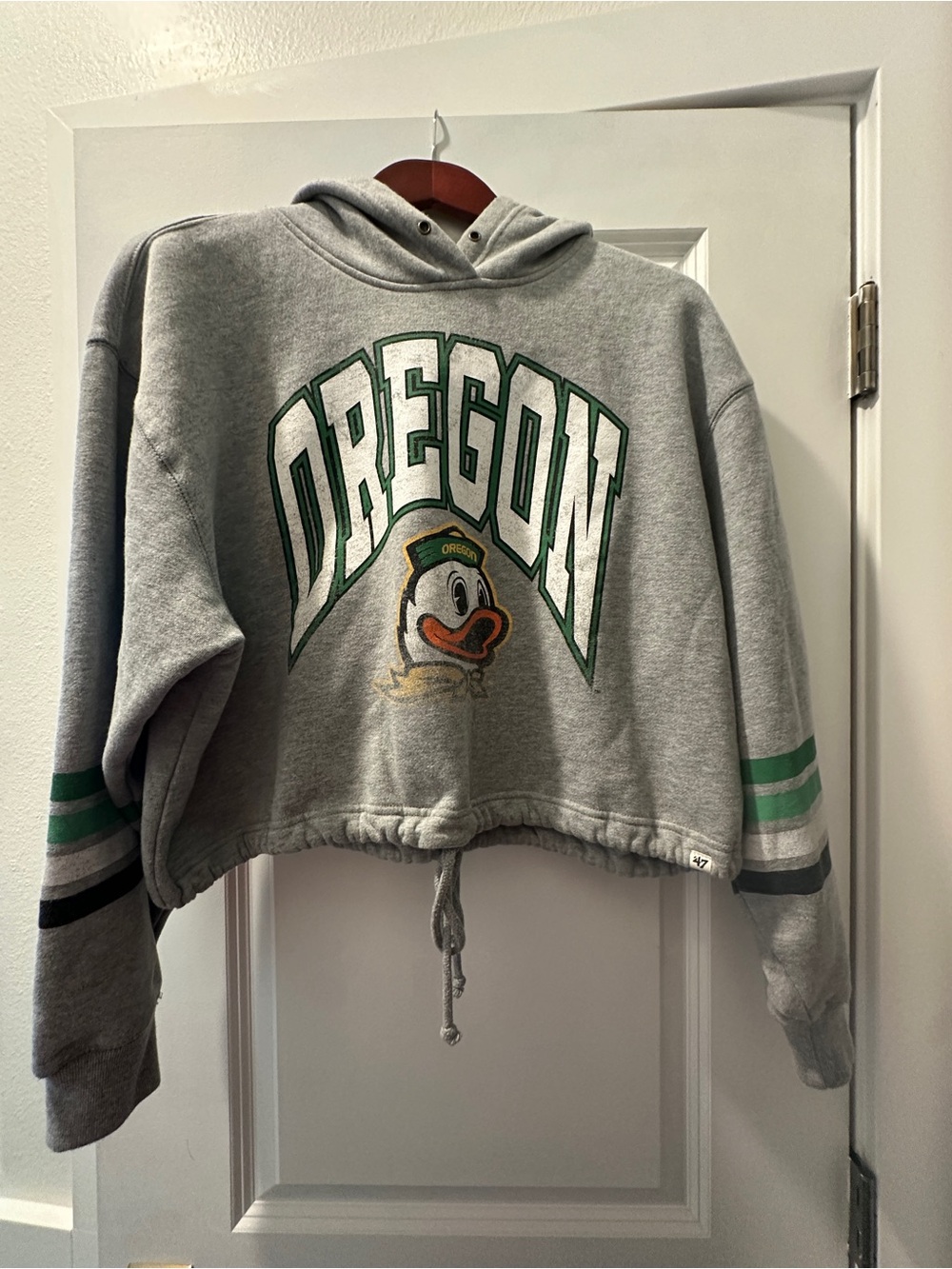 Oregon Ducks ‘47 Brand cropped sweatshirt | Size M